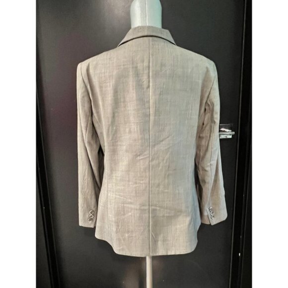 LAFAYETTE 148 women's grey wool suit blazer size 4 - Picture 4 of 11